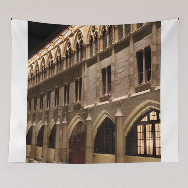 Item preview, Abbey facade and stained glass window	 designed and sold by EstelleRossetti.