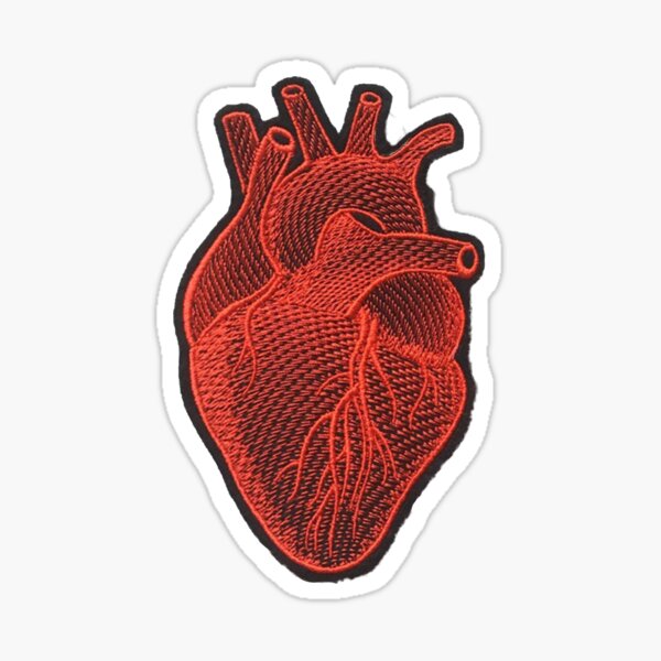 Heart Patch Sticker