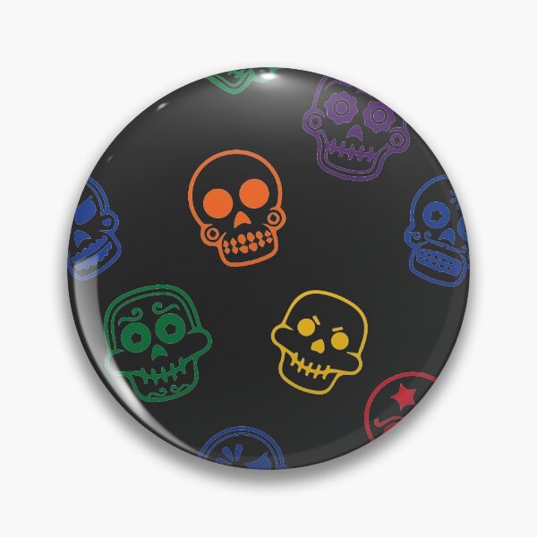 Item preview, Sugar skulls colorful halloween pattern designed and sold by tfortier.