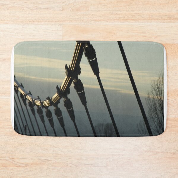 Item preview, Metallic suspended bridge highway landscape	 designed and sold by EstelleRossetti.