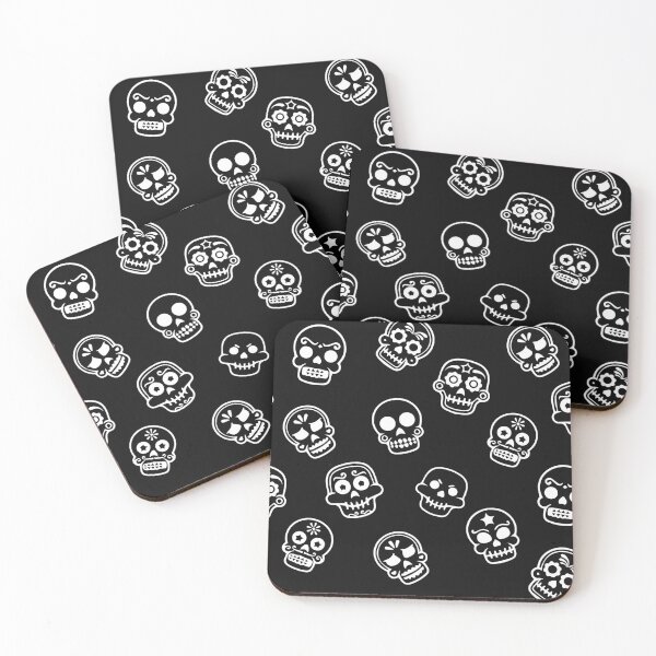 Item preview, Sugar skulls halloween pattern designed and sold by tfortier.
