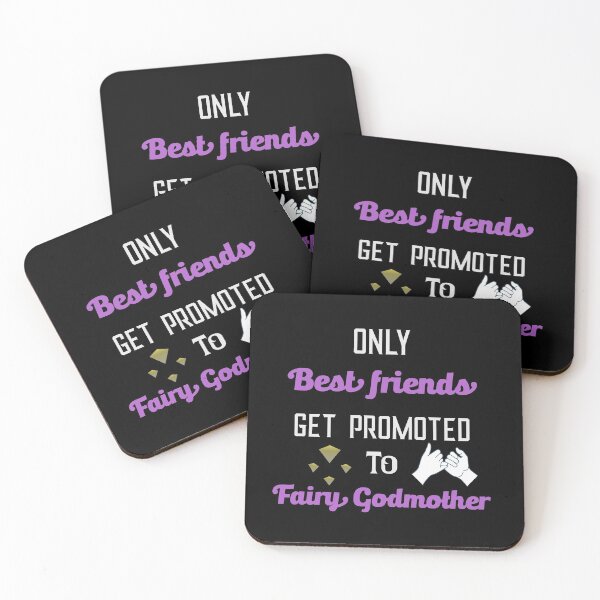 Item preview, Only Best Friends Get Promoted To Fairy Godmother  designed and sold by SparkleLiveLife.