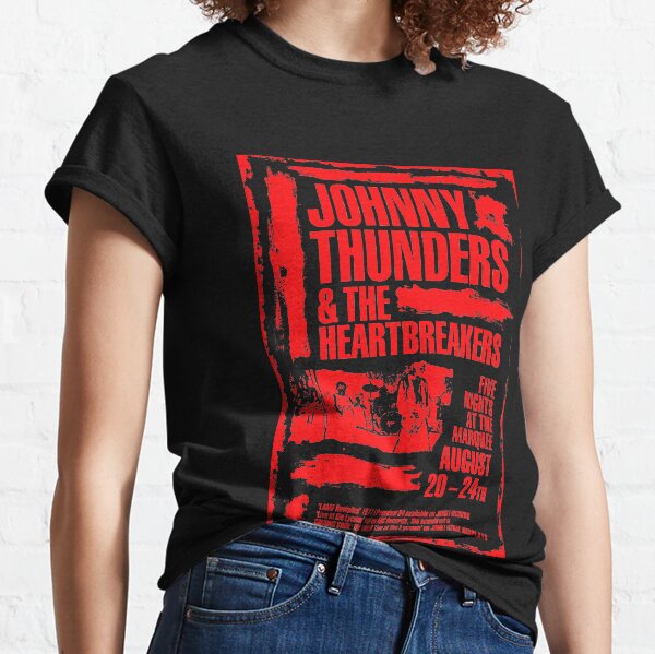 Johnny Thunders London Marquee Poster - impression rouge. T-shirt classique