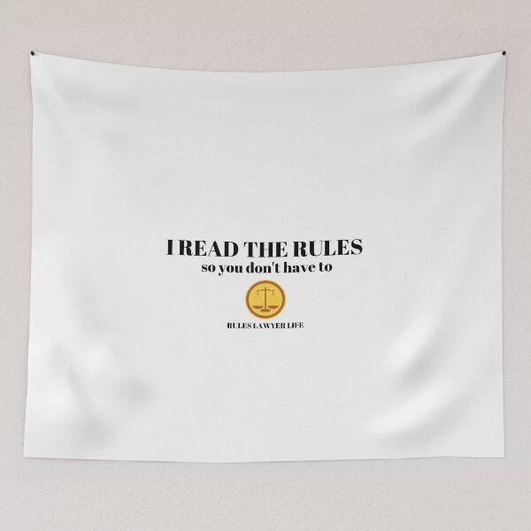 Item preview, Rules Lawyer Life - I read the rules so you don't have to designed and sold by Oussluka.
