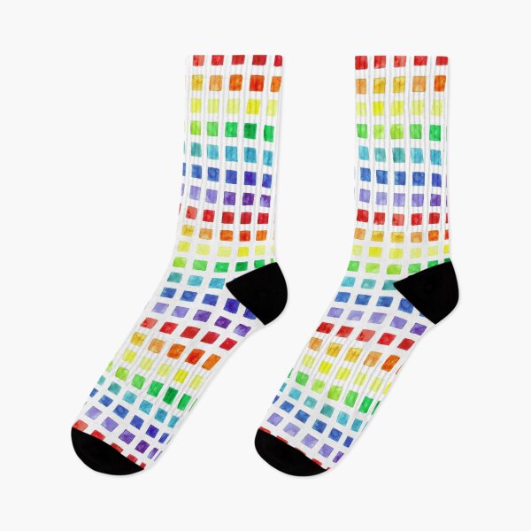 Item preview, Rainbow Squares designed and sold by Rebekah Melville.