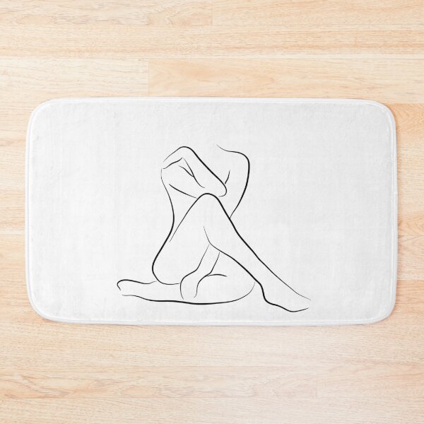 Item preview, Woman Body Line Art Drawing- Lady Clara designed and sold by Melody Watson.