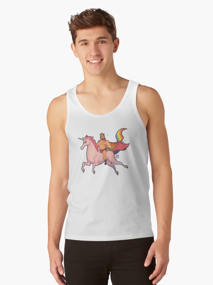Thumbnail 1 of 3, Tank Top, Pride King designed and sold by GuFiArt.