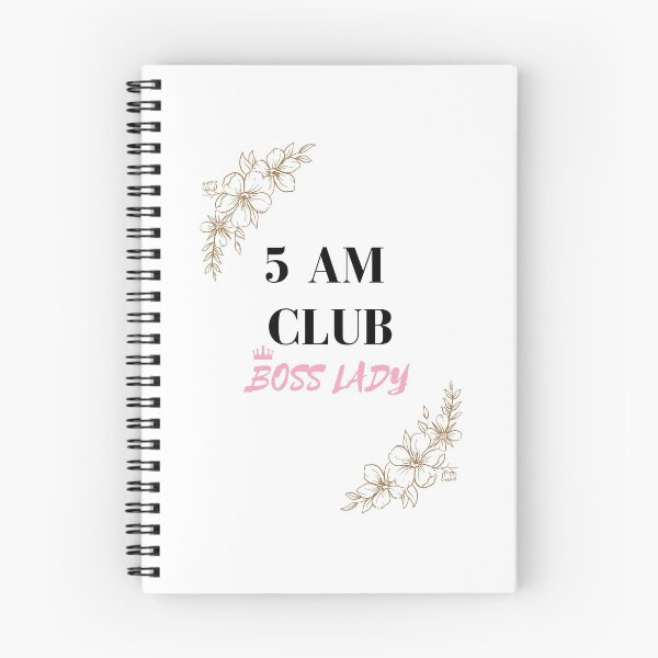 Item preview, Las 5 AM club boss lady motivacion arte inspirador. Promesas Mentales designed and sold by Agit.