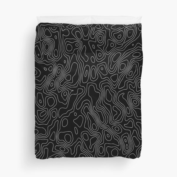 Item preview, Contour map black designed and sold by Makestudio.
