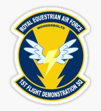 Wonderbolt Squadron Shirt (Large Patch) Sticker