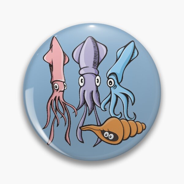 Item preview, Squid Cartoons designed and sold by sifis.