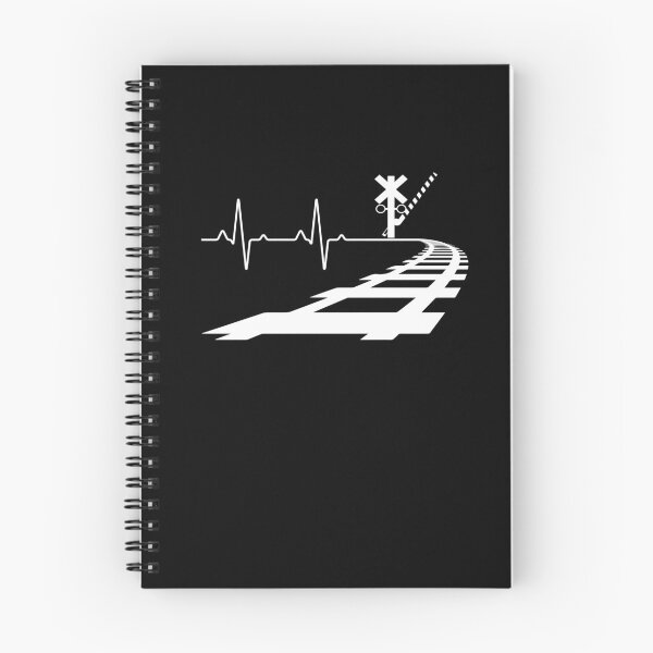 Item preview, heart beat Railroad crossing Trains railway workers Gift  designed and sold by skulltshirt.