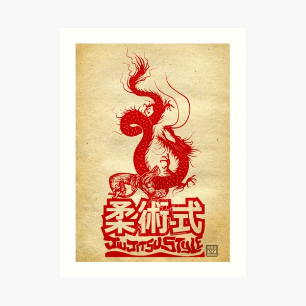 Monkey King Defeats The Dragon Art Print