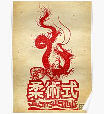 Monkey King Defeats The Dragon Poster