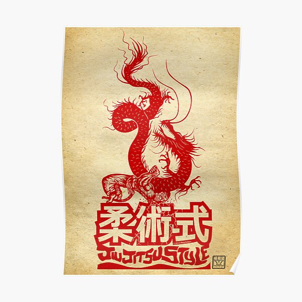 Monkey King Defeats The Dragon Poster