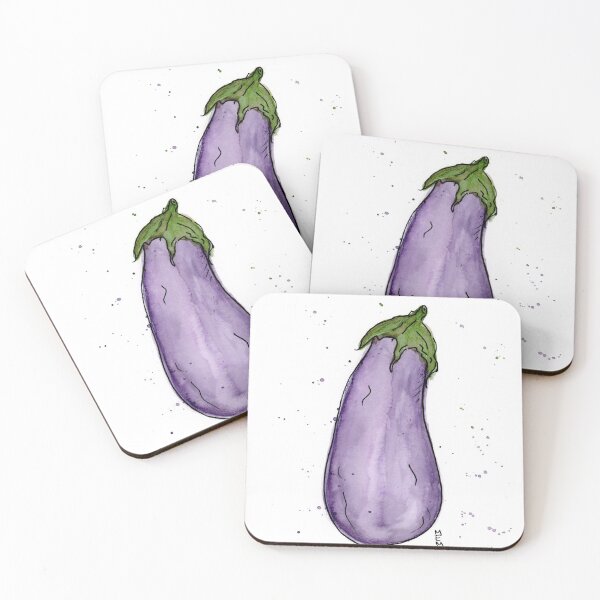 Item preview, eggplant designed and sold by Betsy Meynardie.