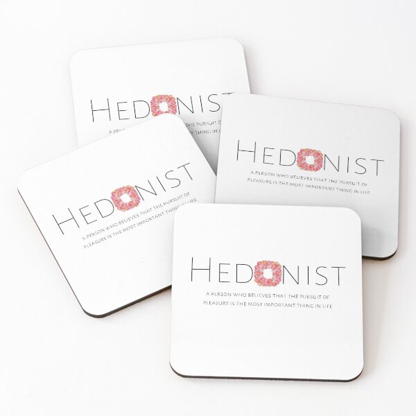 Item preview, Hedonist Pleasure Seeker Sticker designed and sold by lolora.