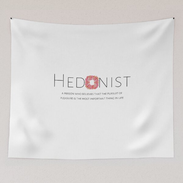 Item preview, Hedonist Pleasure Seeker Sticker designed and sold by lolora.