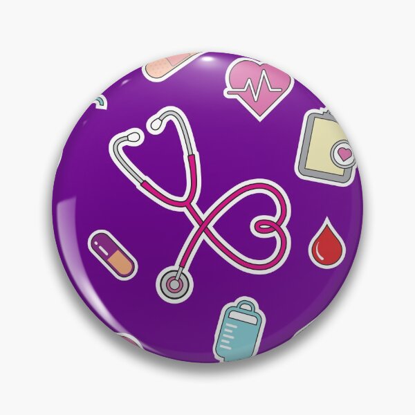 Item preview, Nursing Life – Small Print (purple) designed and sold by Pixelamity.