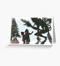 Krampus - Silhouette Greeting Card