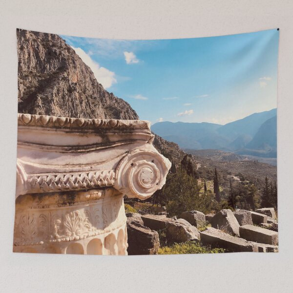 Item preview,  Delphi Oracle, Pytho, Greece lovers, ancient Greece photography, Greek temple, Oracle of Delphi, designed and sold by Spallutos.