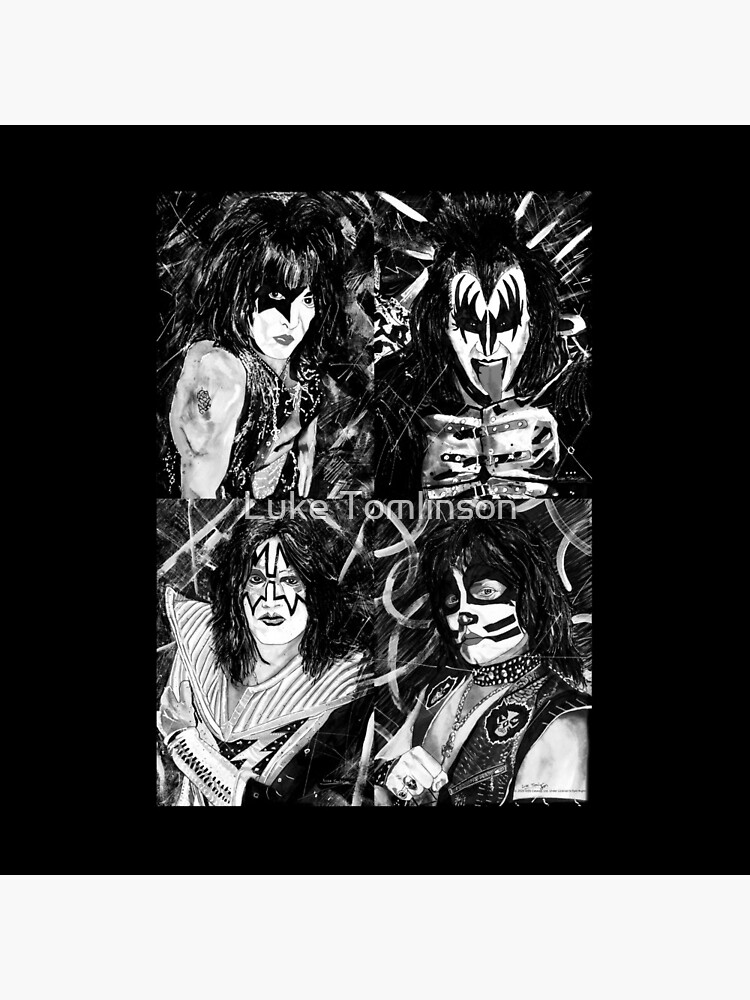 KISS® - Ink Original (Black and White) by lucafon18