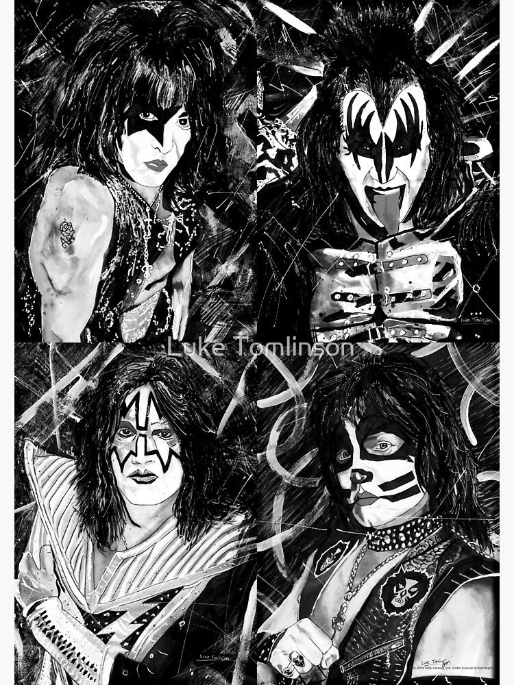 KISS® - Ink Original (Black and White) by lucafon18
