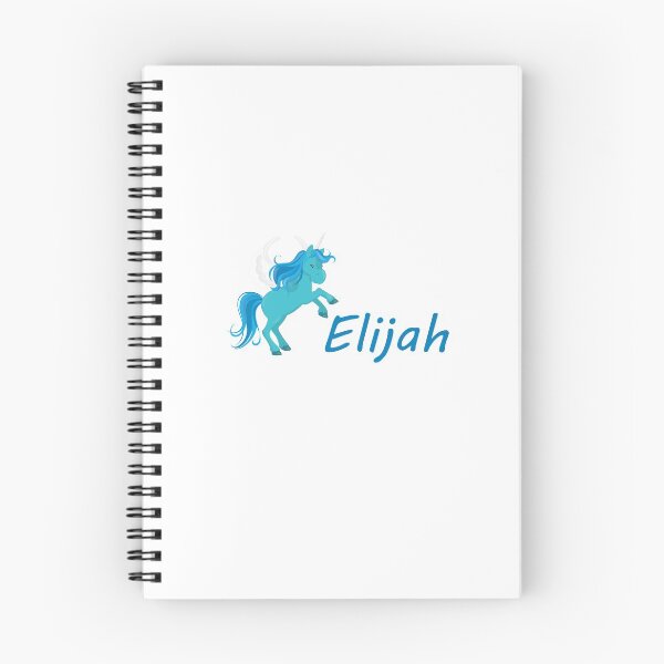 Item preview, Elijah Cute Blue Unicorn Name Tag T-Shirts designed and sold by ToniaKroeger.