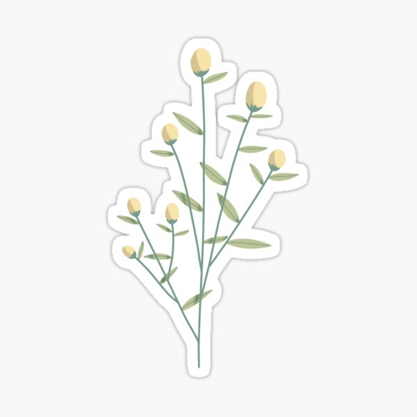 Flor Amarilla Stickers for Sale | Redbubble