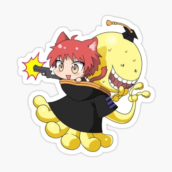 assassination classroom stickers redbubble