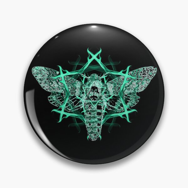 Item preview, Death's-Head Hawkmoth Occult [Green] designed and sold by picto.