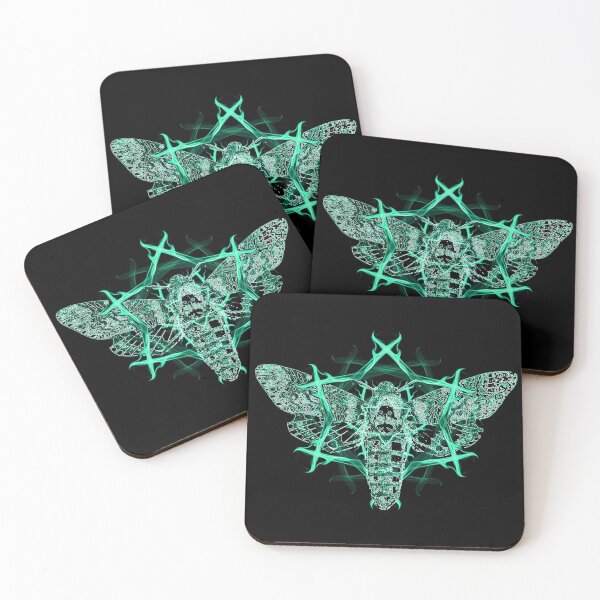 Item preview, Death's-Head Hawkmoth Occult [Green] designed and sold by picto.