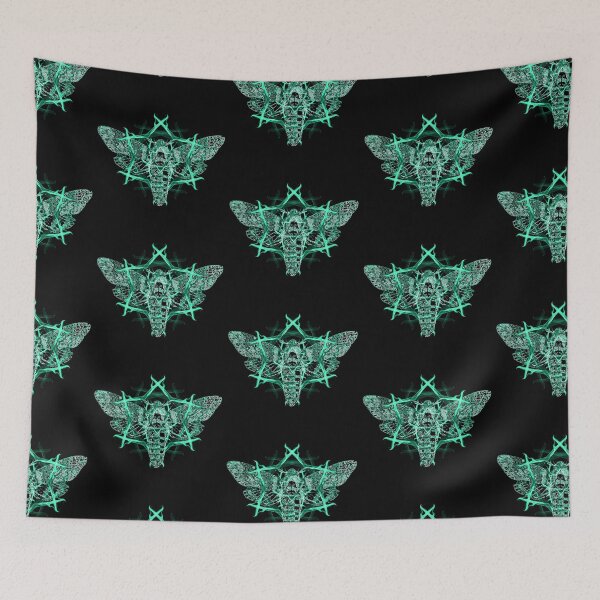 Item preview, Death's-Head Hawkmoth Occult [Green] designed and sold by picto.