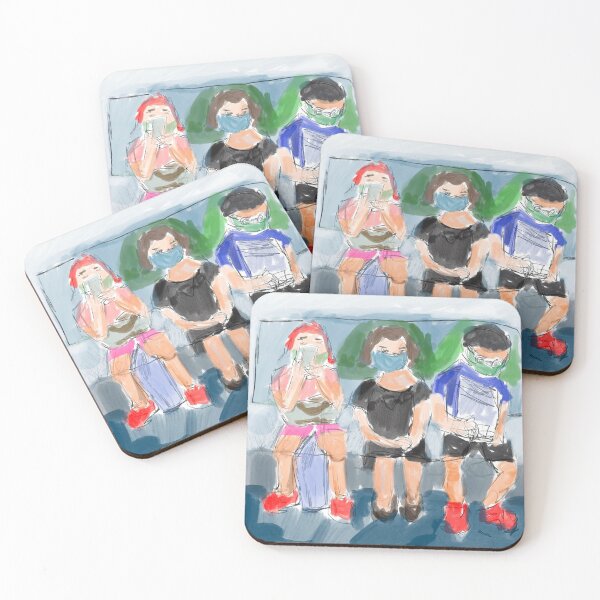 Item preview, Covid19 Daily Train Scene designed and sold by Hoi-polloiArt.