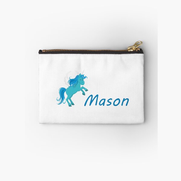 Item preview, Mason Cute Blue Unicorn  designed and sold by ToniaKroeger.