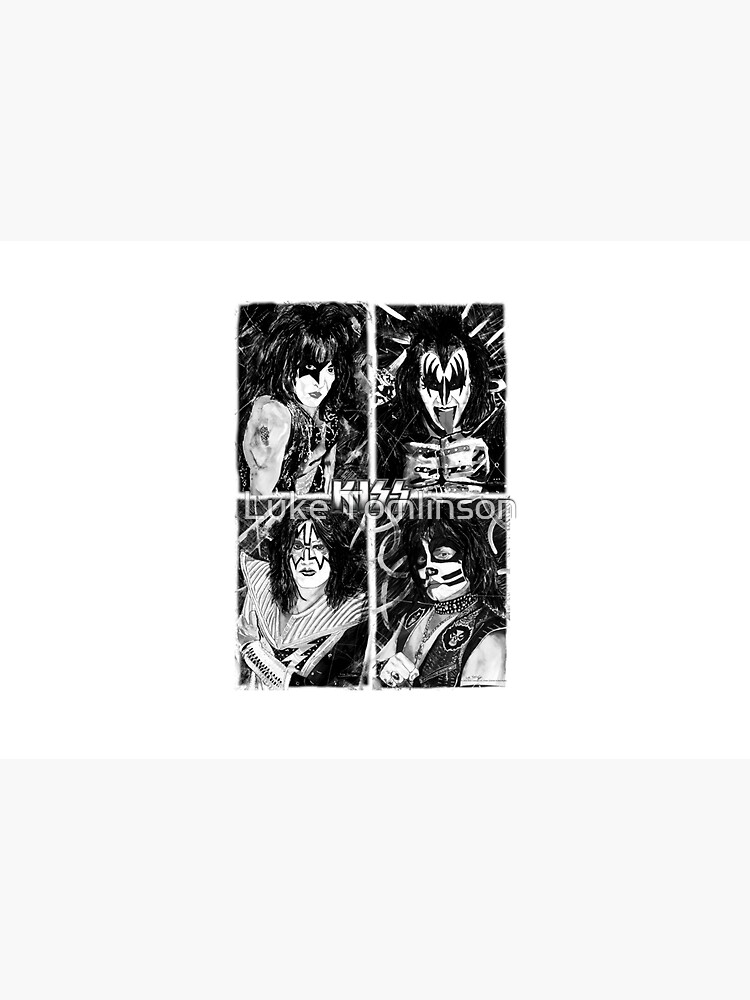 KISS® - Ink Original (Black and White with Logo) by lucafon18