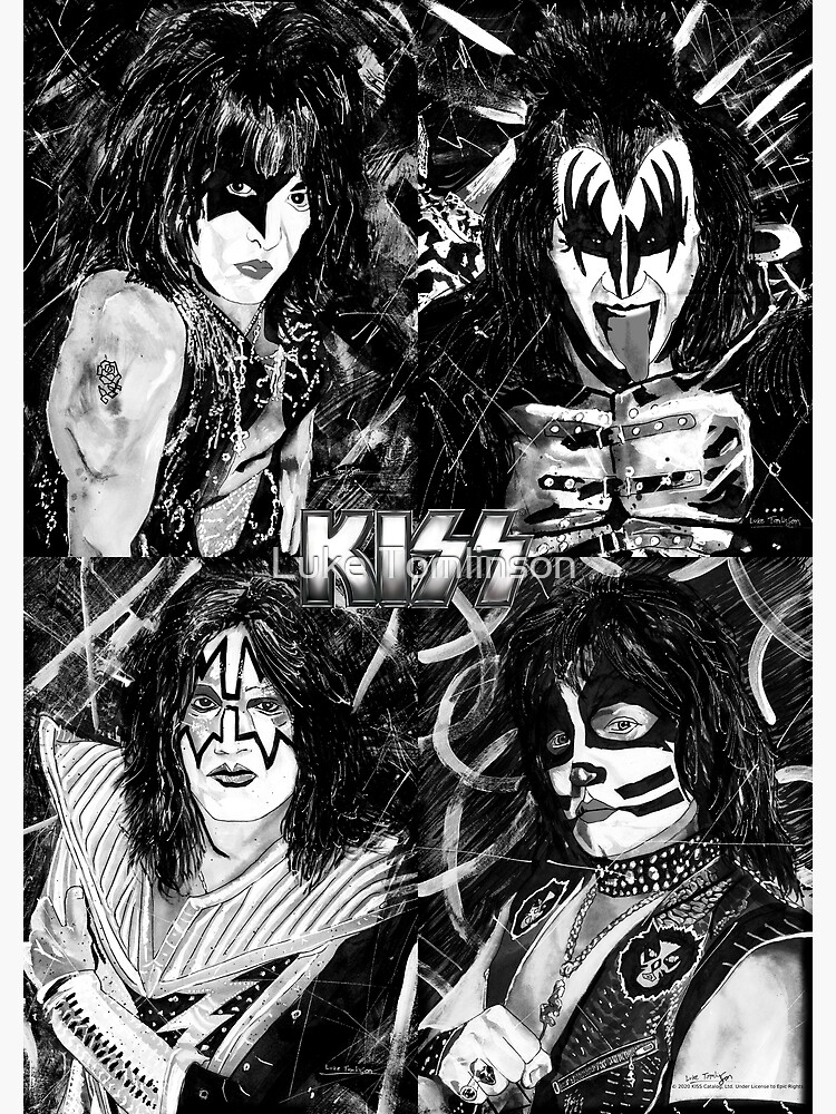 KISS® - Ink Original (Black and White with Logo) by lucafon18