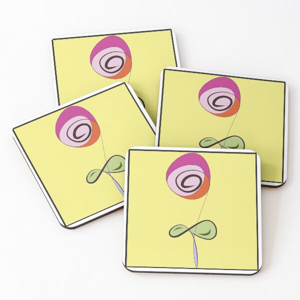 Item preview, Abstract retro flower designed and sold by neko28.