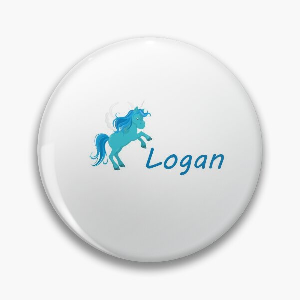 Item preview, Logan Cute Blue Unicorn  designed and sold by ToniaKroeger.