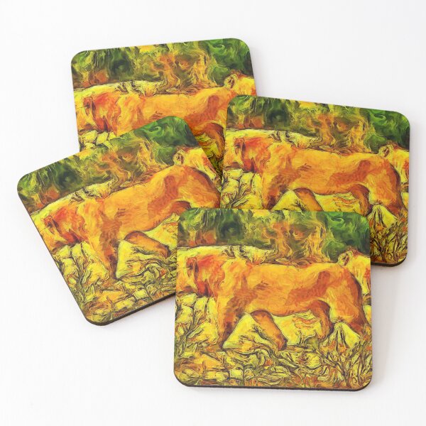 Item preview, Lion Walking in South Africa KPA designed and sold by karynpeters.