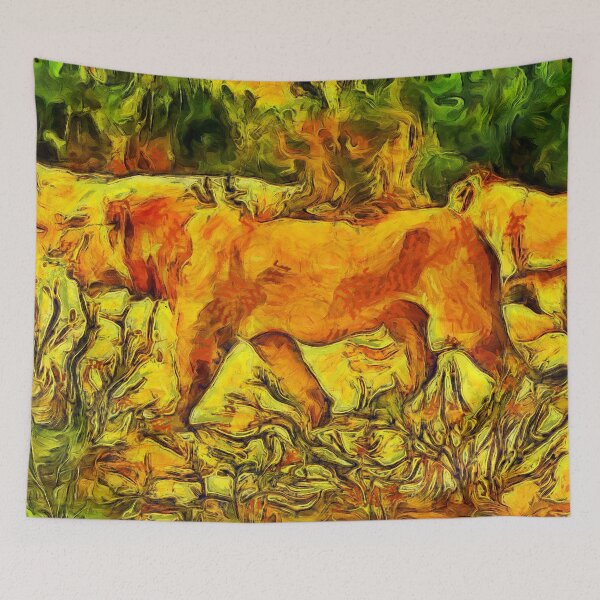 Item preview, Lion Walking in South Africa KPA designed and sold by karynpeters.