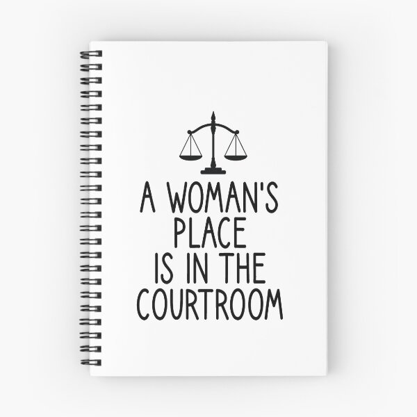 Item preview,  a woman's place is in the courtroom : Lawyer Gift-  lawyer life - Law School - Law Student - Law - Graduate School - Bar Exam Gift - Graphic Tee Funny Cute Law Lawyer Attorney vintage style designed and sold by Chamssou.