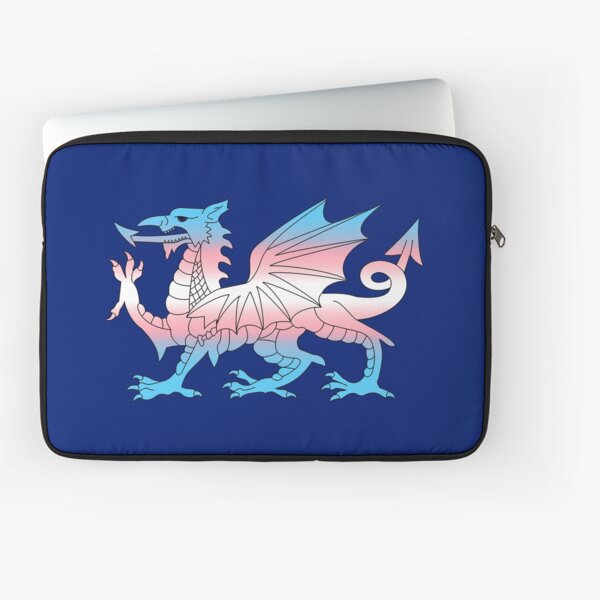 Wales Trans Flag Baner Trans Cymru Transgender Cymraeg Laptop 0830