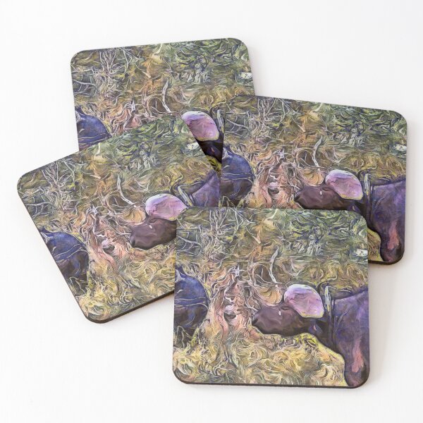 Item preview, Water Buffalo in African Bush South Africa KPA designed and sold by karynpeters.