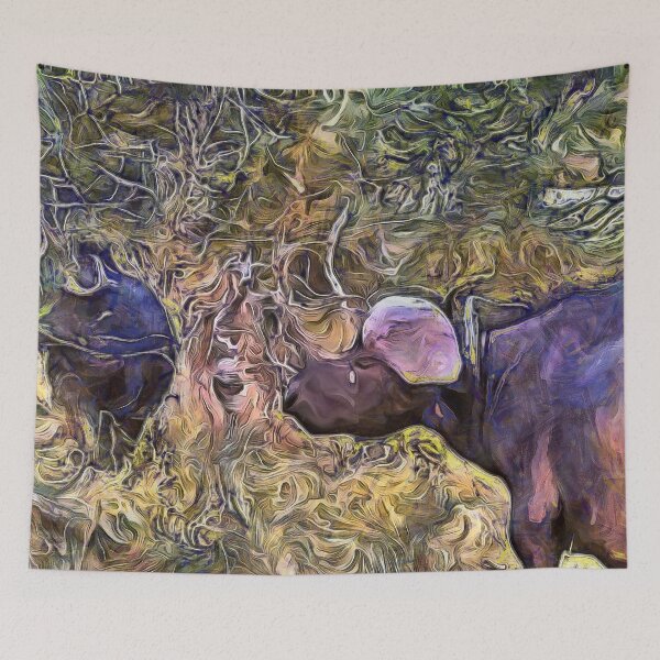Item preview, Water Buffalo in African Bush South Africa KPA designed and sold by karynpeters.