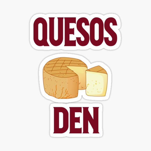 Quesos Den Pegatina