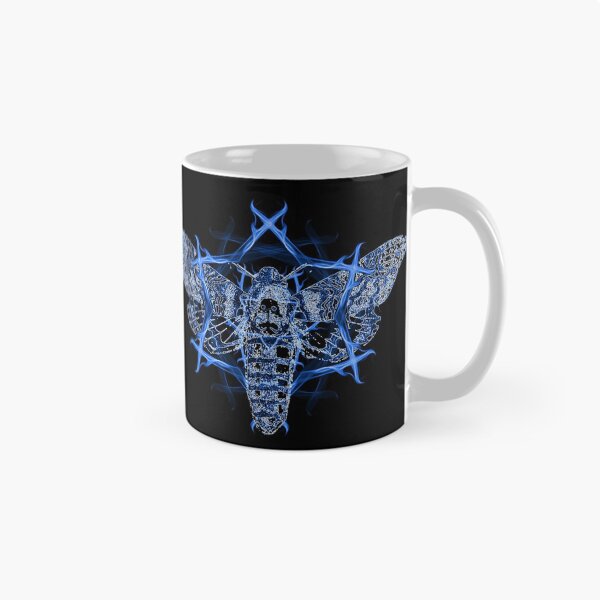 Item preview, Death's-Head Hawkmoth Occult [Blue] designed and sold by picto.
