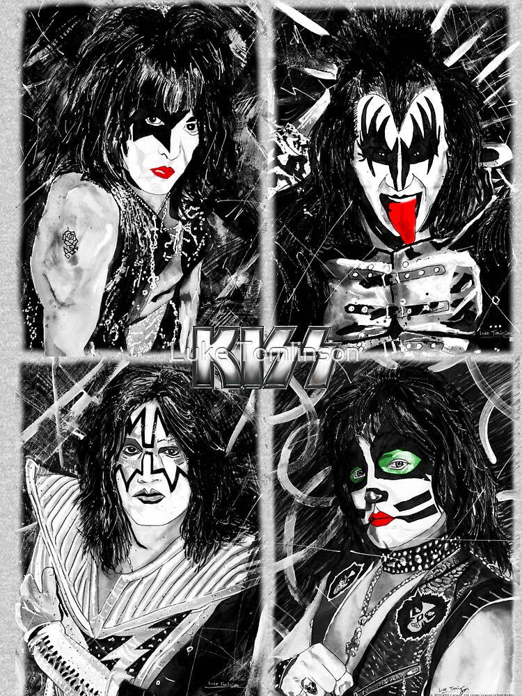 KISS® - Ink Original (Colour Splash with Logo) by lucafon18
