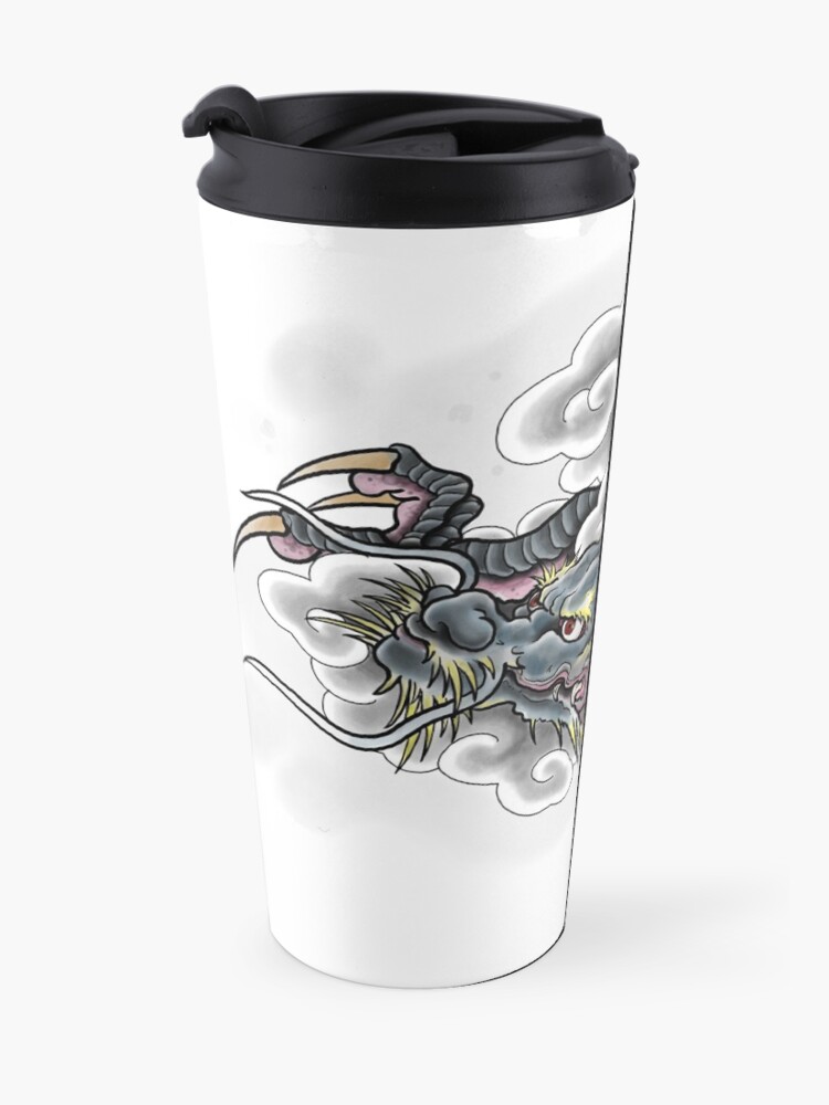 "Japanese dragon design." Travel Mug by Jamiee6610 Redbubble