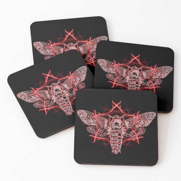 Item preview, Death's-Head Hawkmoth Occult [Red] designed and sold by picto.